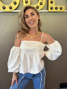 Top Puffy - White