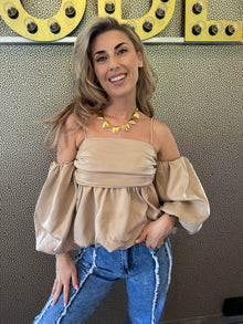 Top Puffy - Beige