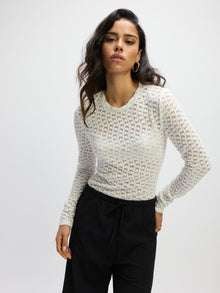 Longsleeve Maya - Creamy White