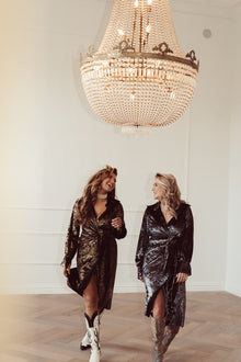 Dress Velvet - Grey