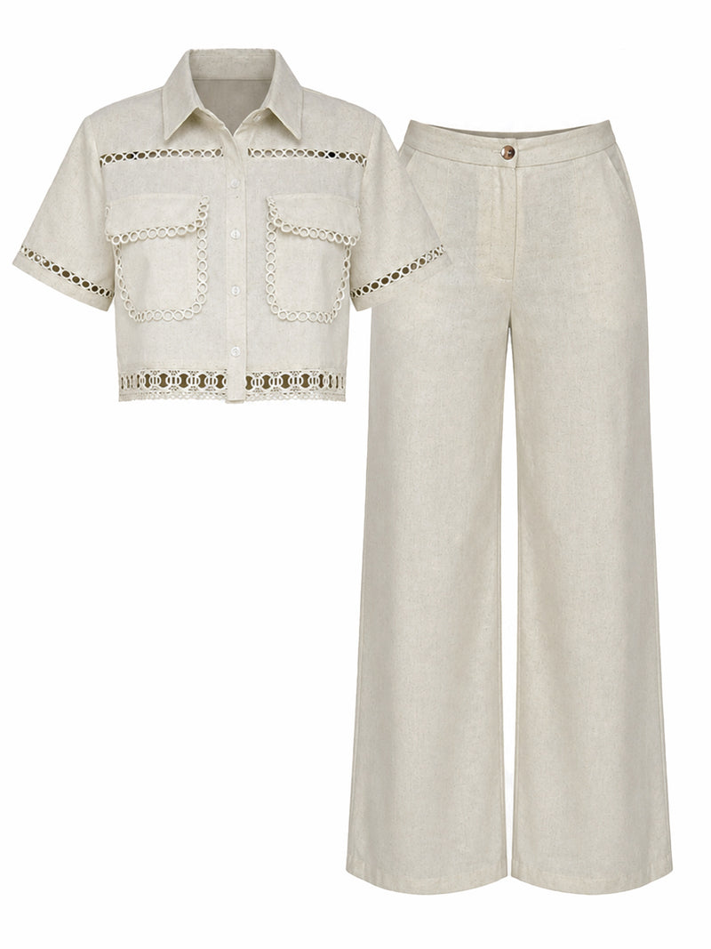 Linnen Luxe Set - Sand