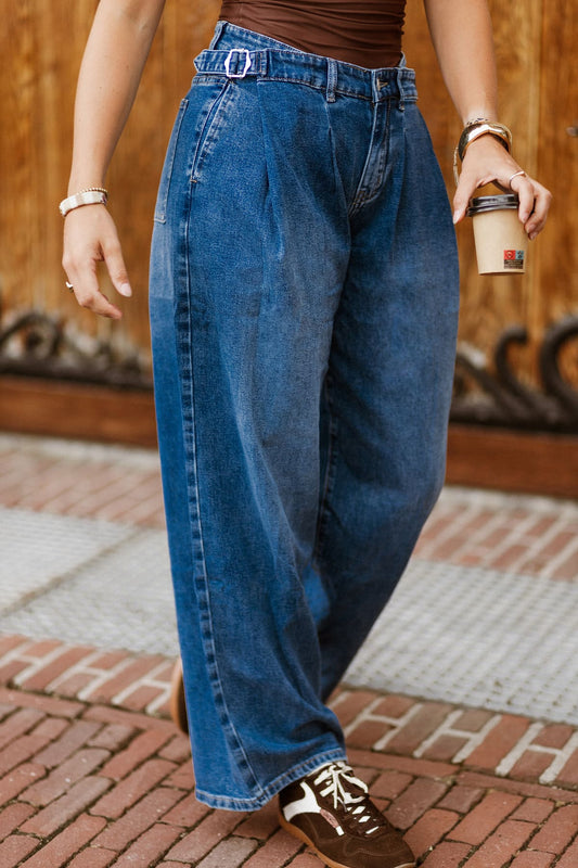 Wide Leg Jeans Lola - Denim