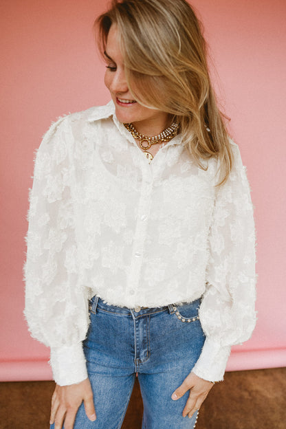 Bloom blouse - Cream
