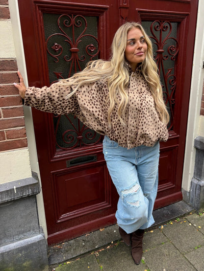 Chaqueta bomber Bambi - Beige