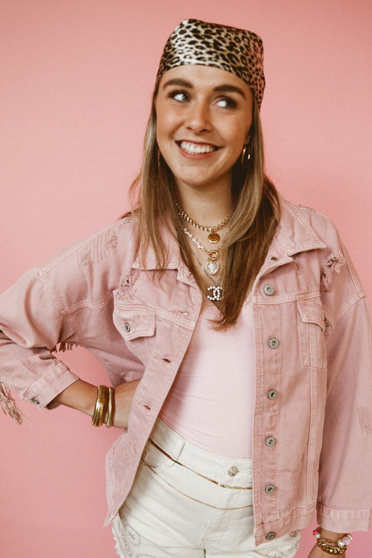 Desert Vibe Fringe Jacket - Pink