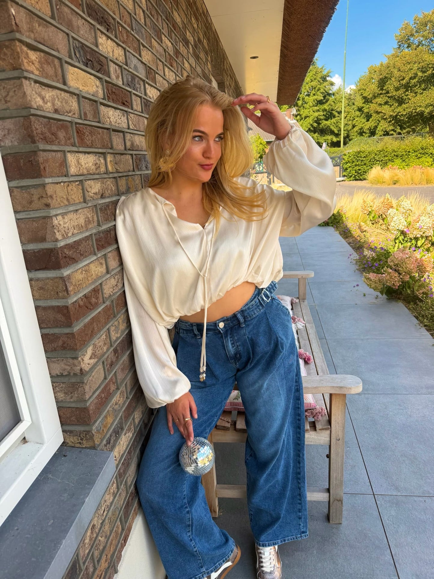 Wide Leg Jeans Lola - Denim