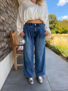 Wide Leg Jeans Lola - Denim