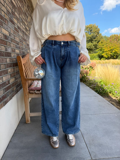 Wide Leg Jeans Lola - Denim