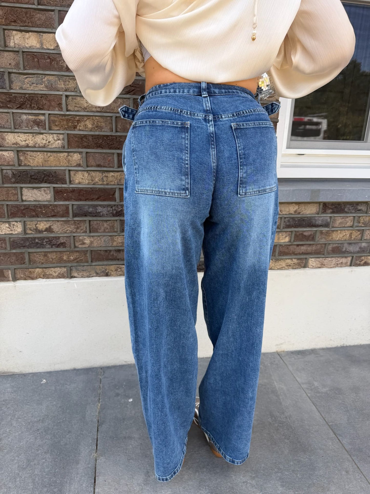 Wide Leg Jeans Lola - Denim