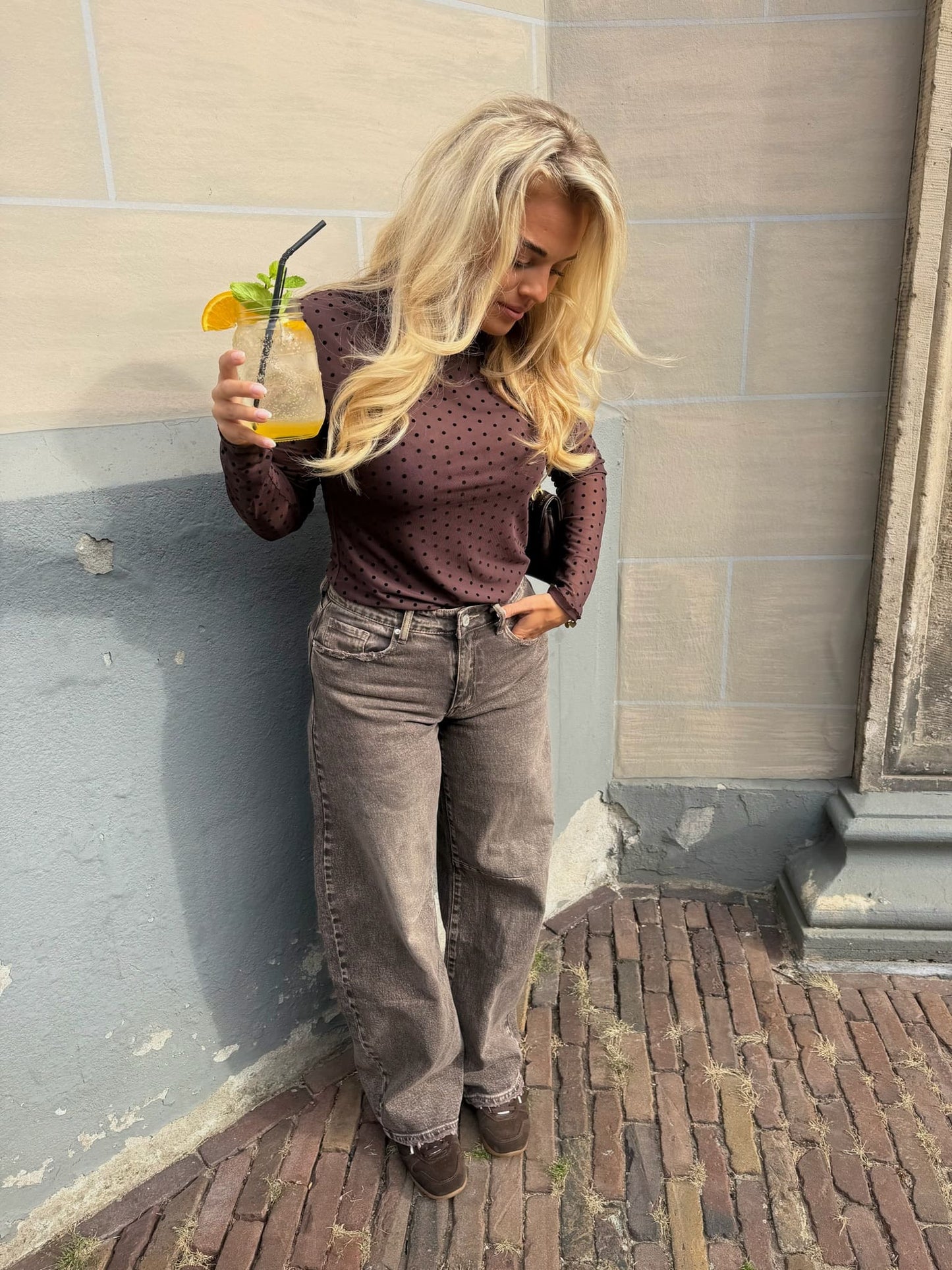 Balloon Jeans - Vintage Brown