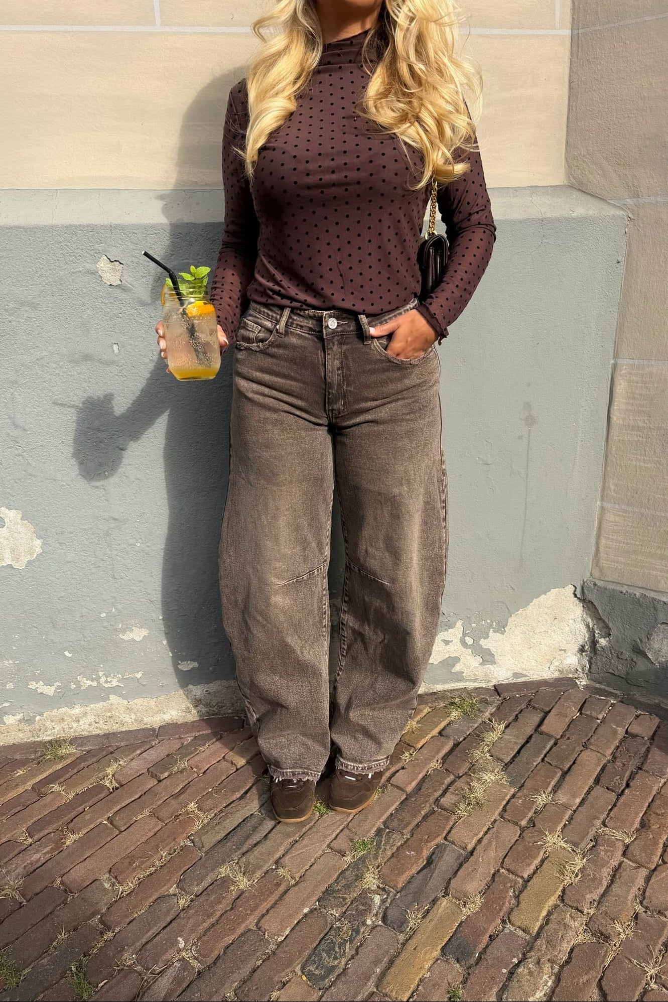 Balloon Jeans - Vintage Brown