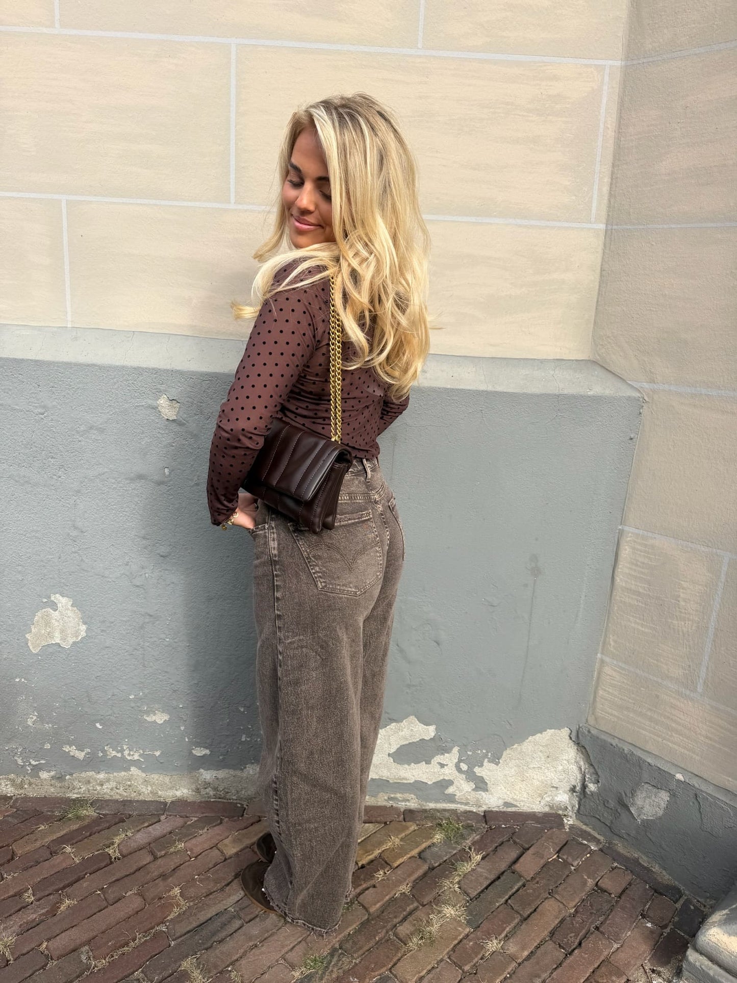 Balloon Jeans - Vintage Brown