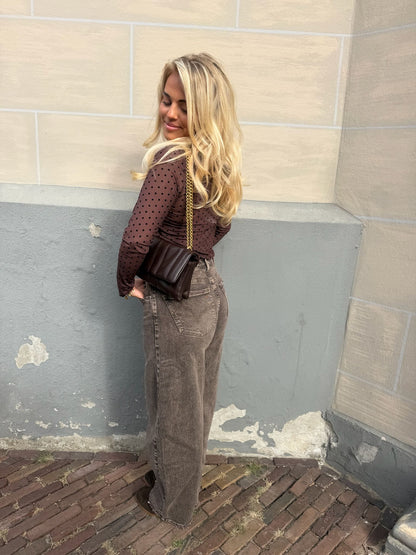 Balloon Jeans - Vintage Brown