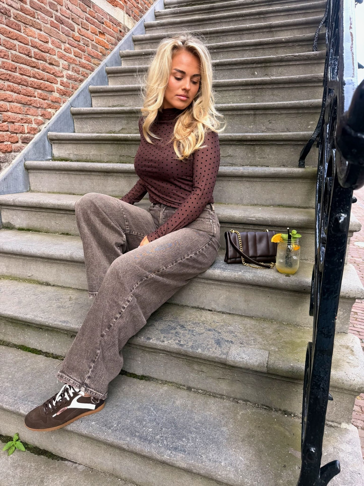 Balloon Jeans - Vintage Brown
