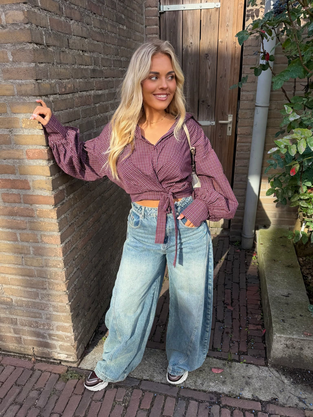 Blouse Roma - Burgundy