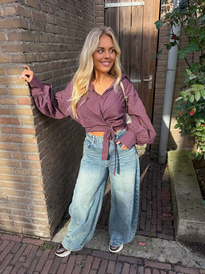 Blouse Roma - Burgundy