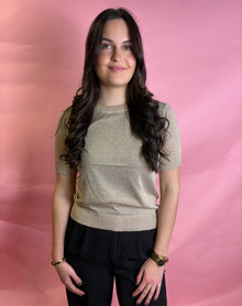 T-shirt Sparkle - Beige