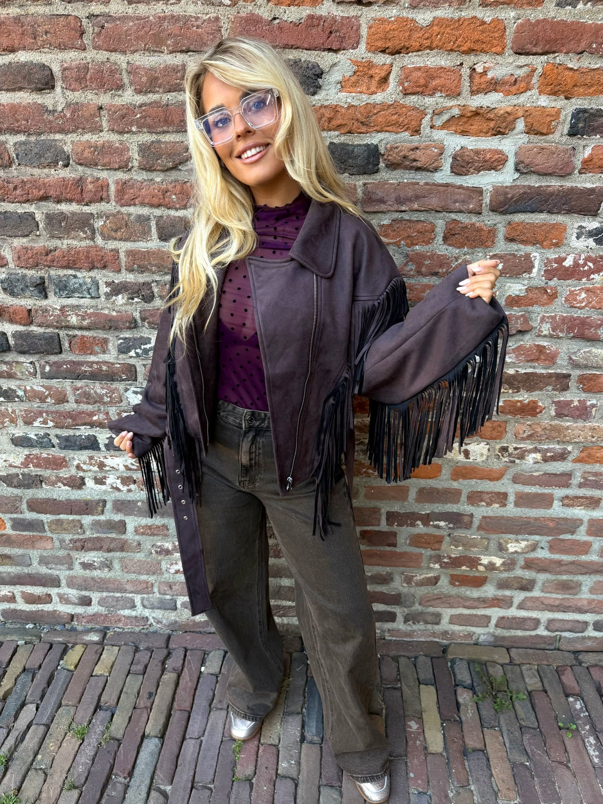 Suède Jacket Dallas