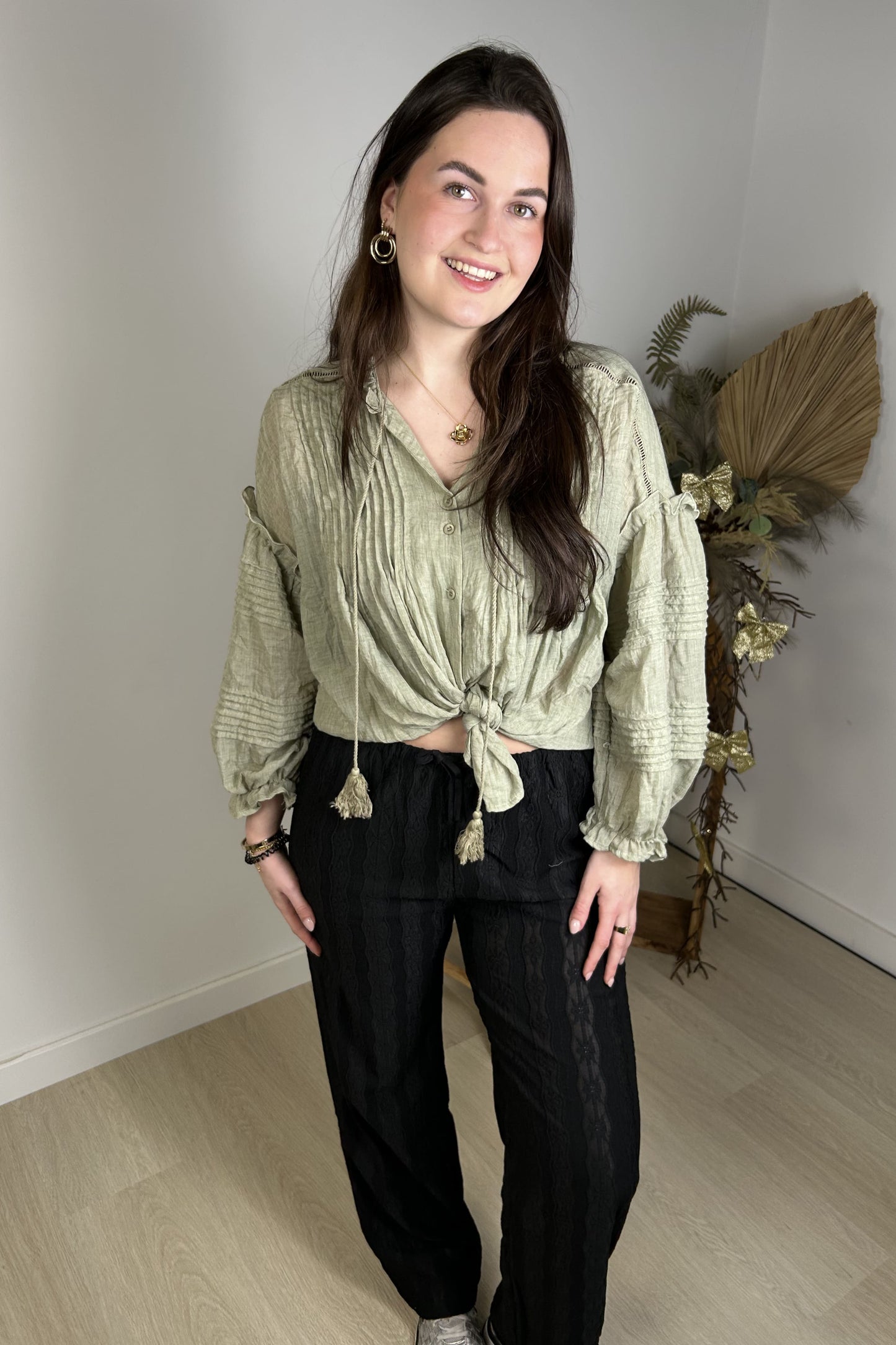 Blouse Jasmijn - Khaki