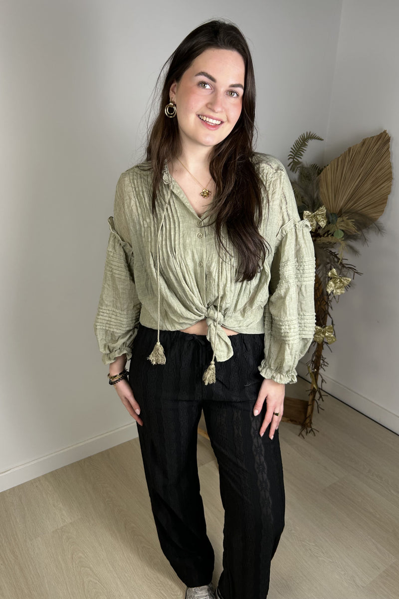 Blouse Jasmijn - Khaki