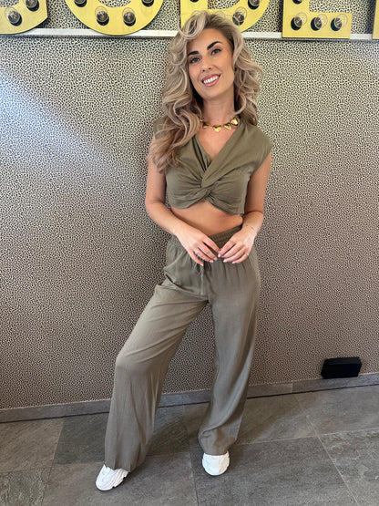 2- Piece Set Avril - Taupe