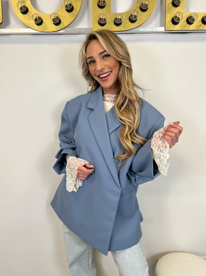 Oversized Blazer Bodie - Blue