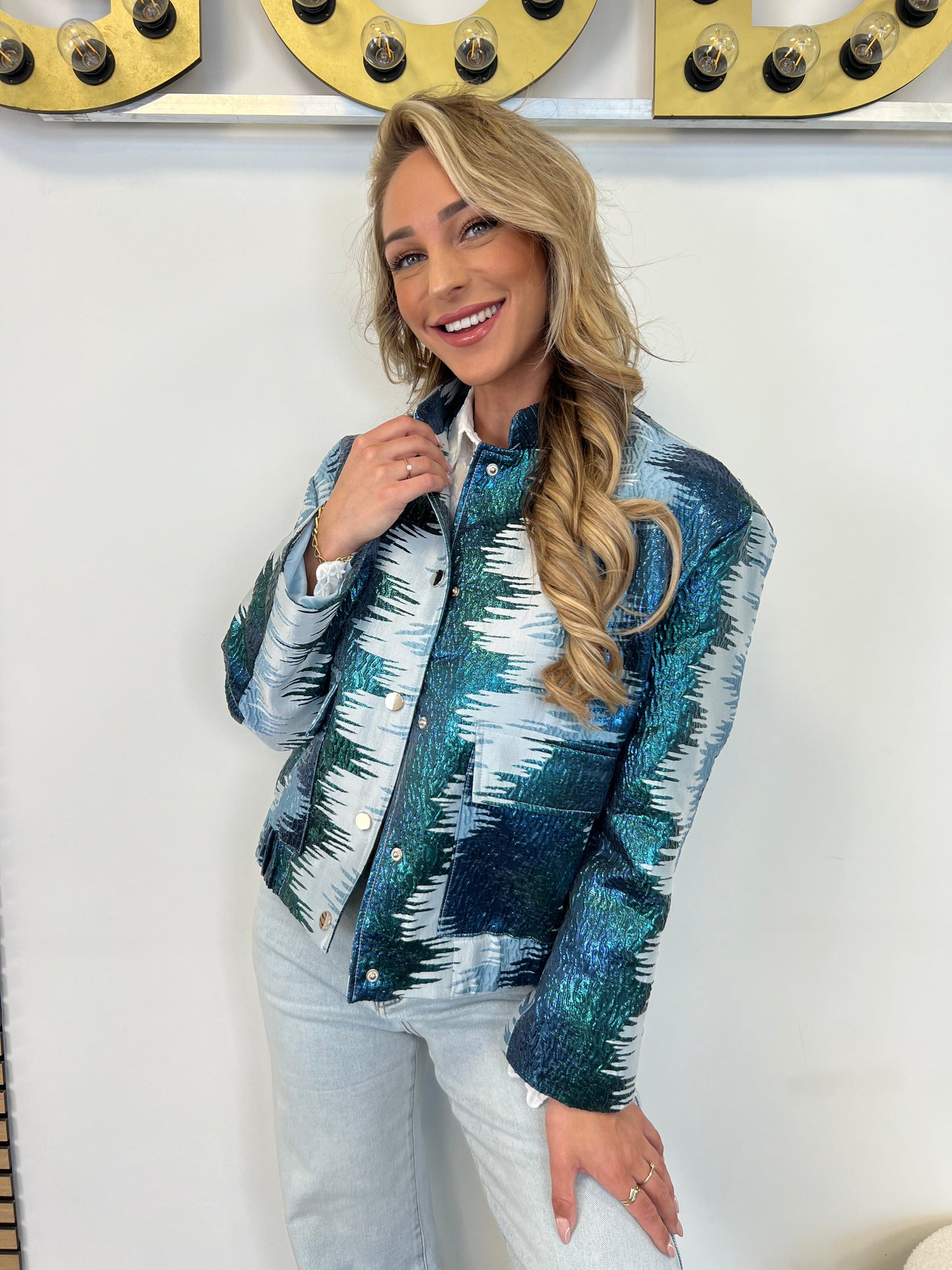 Bomber Jacket April - Blue