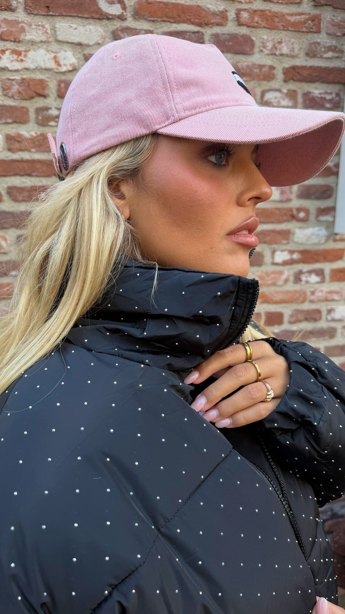 Puffer Jacket Diamond - Black