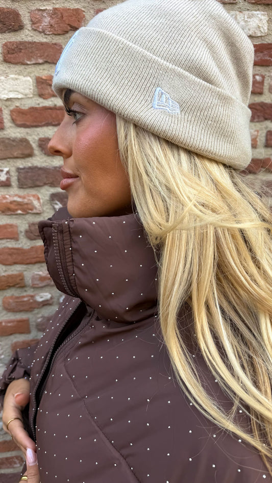 Puffer Jacket Diamond - Brown