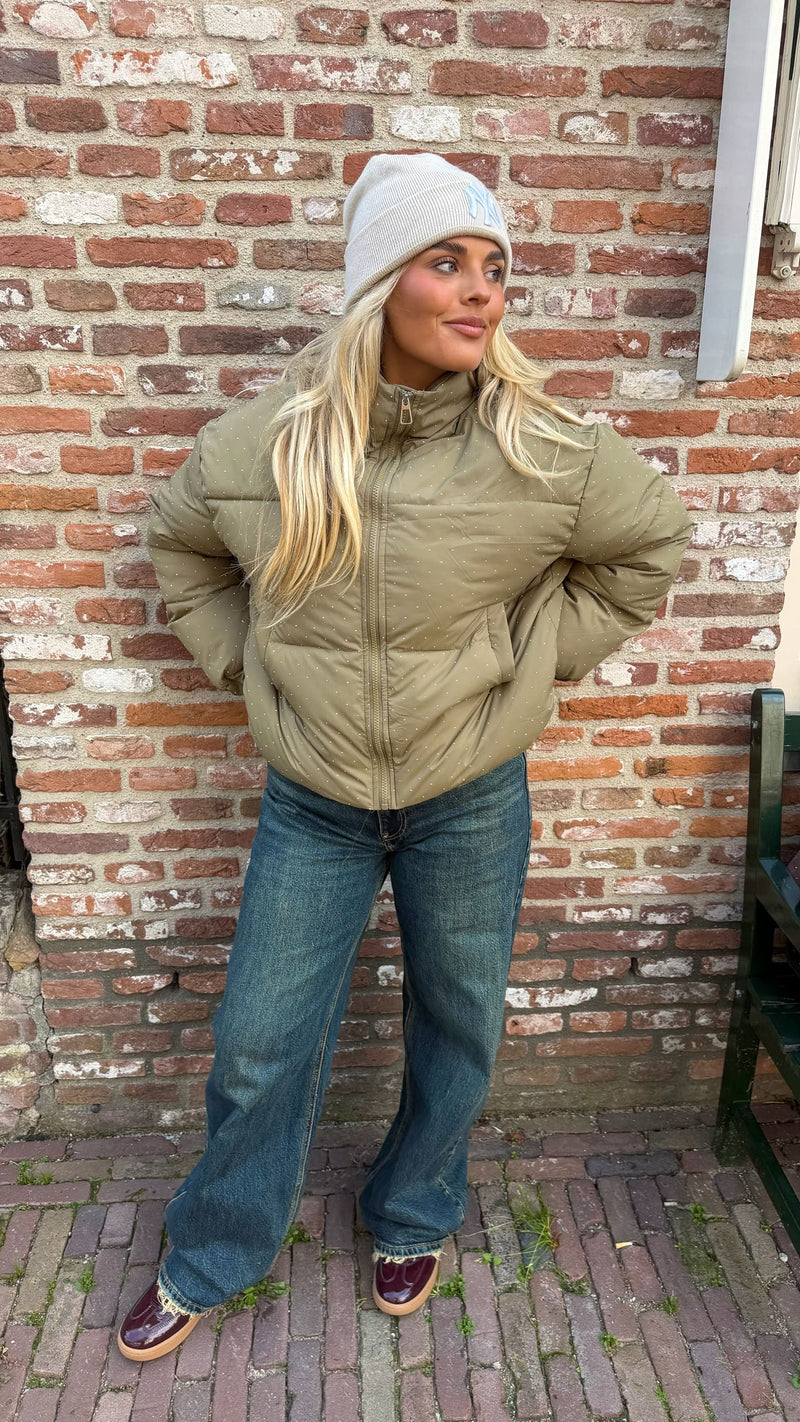 Puffer Jacket Diamond - Olive