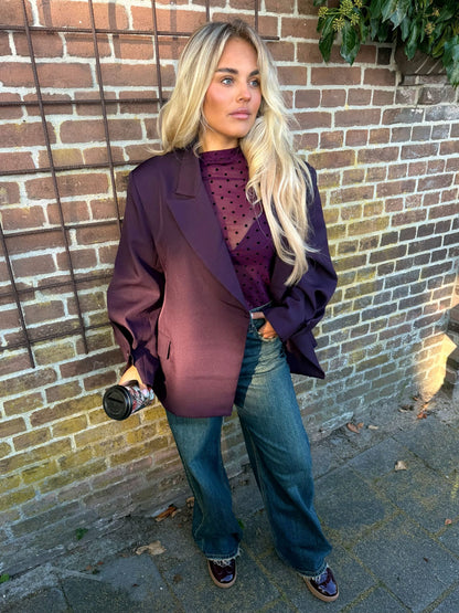 Blazer Mabel - Maroon