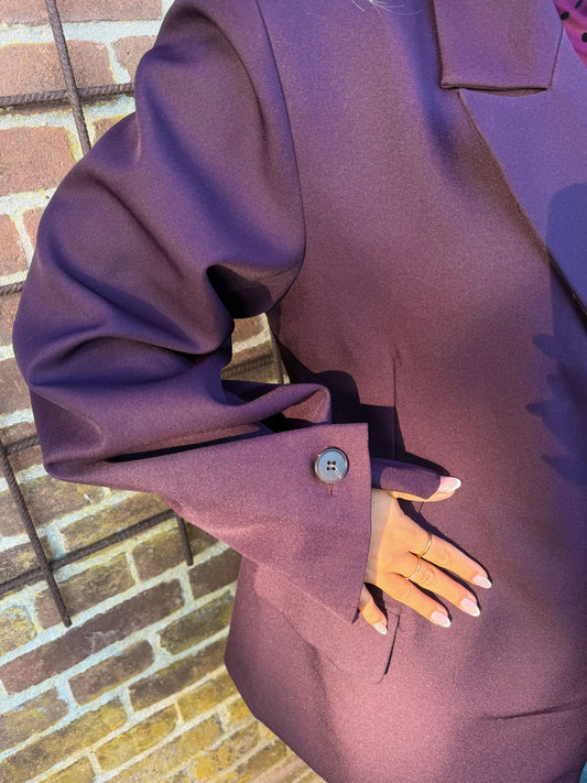 Blazer Mabel - Maroon
