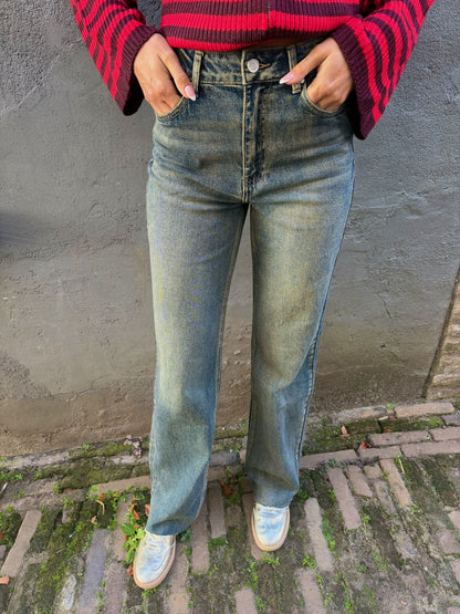 Wide Leg Jeans TALL - Dirty Wash