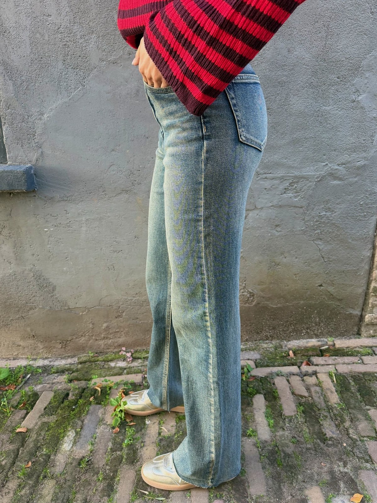 Wide Leg Jeans TALL - Dirty Wash