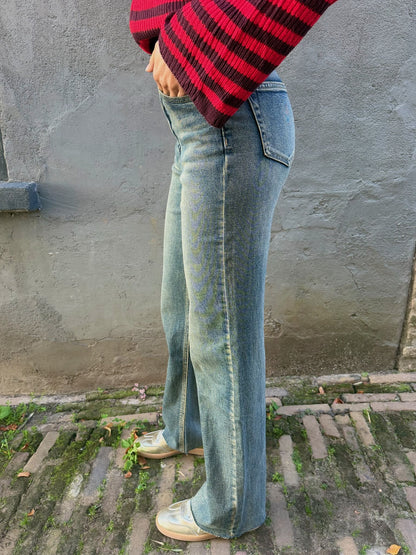 Wide Leg Jeans TALL - Dirty Wash