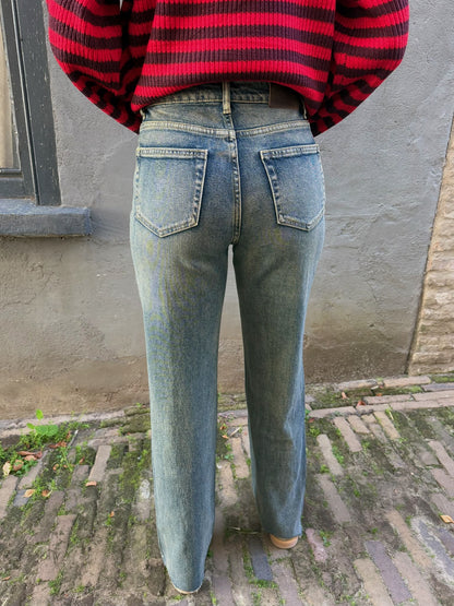 Wide Leg Jeans TALL - Dirty Wash