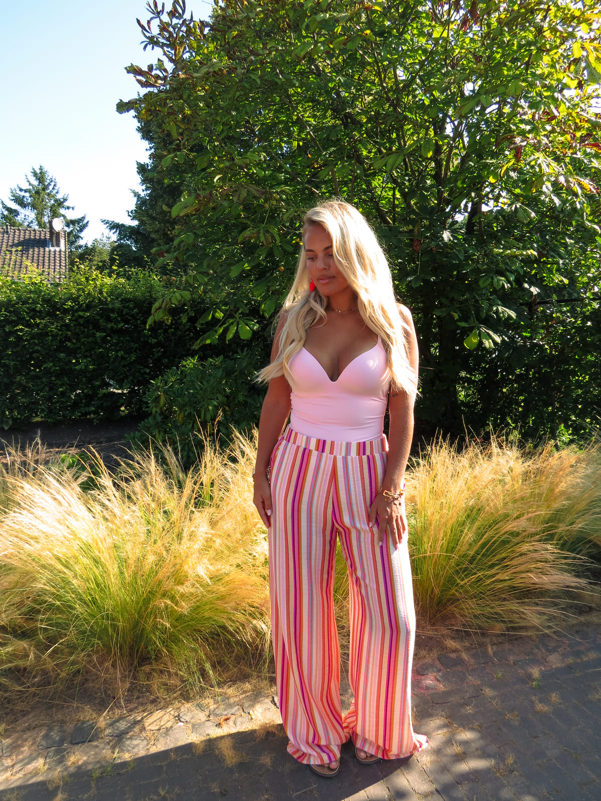 Sunset Stripe Pants