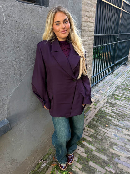 Blazer Mabel - Maroon