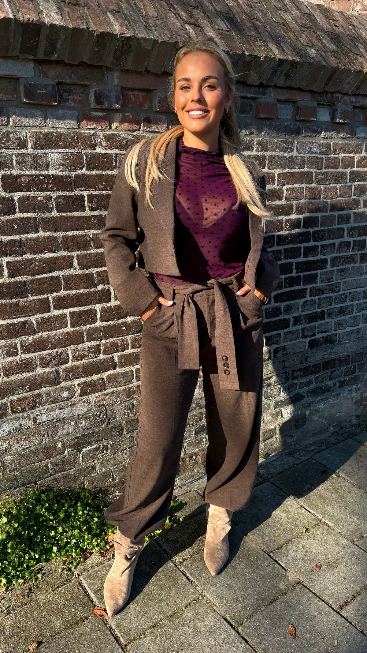 Pantalon Amy - Brown