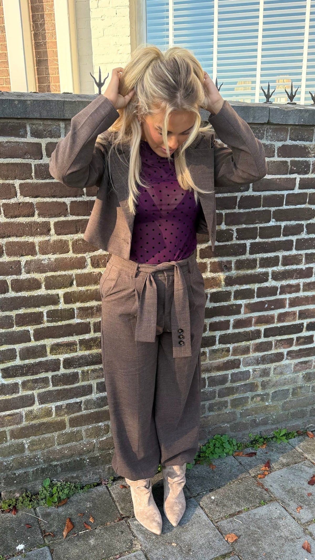 Pantalon Amy - Brown