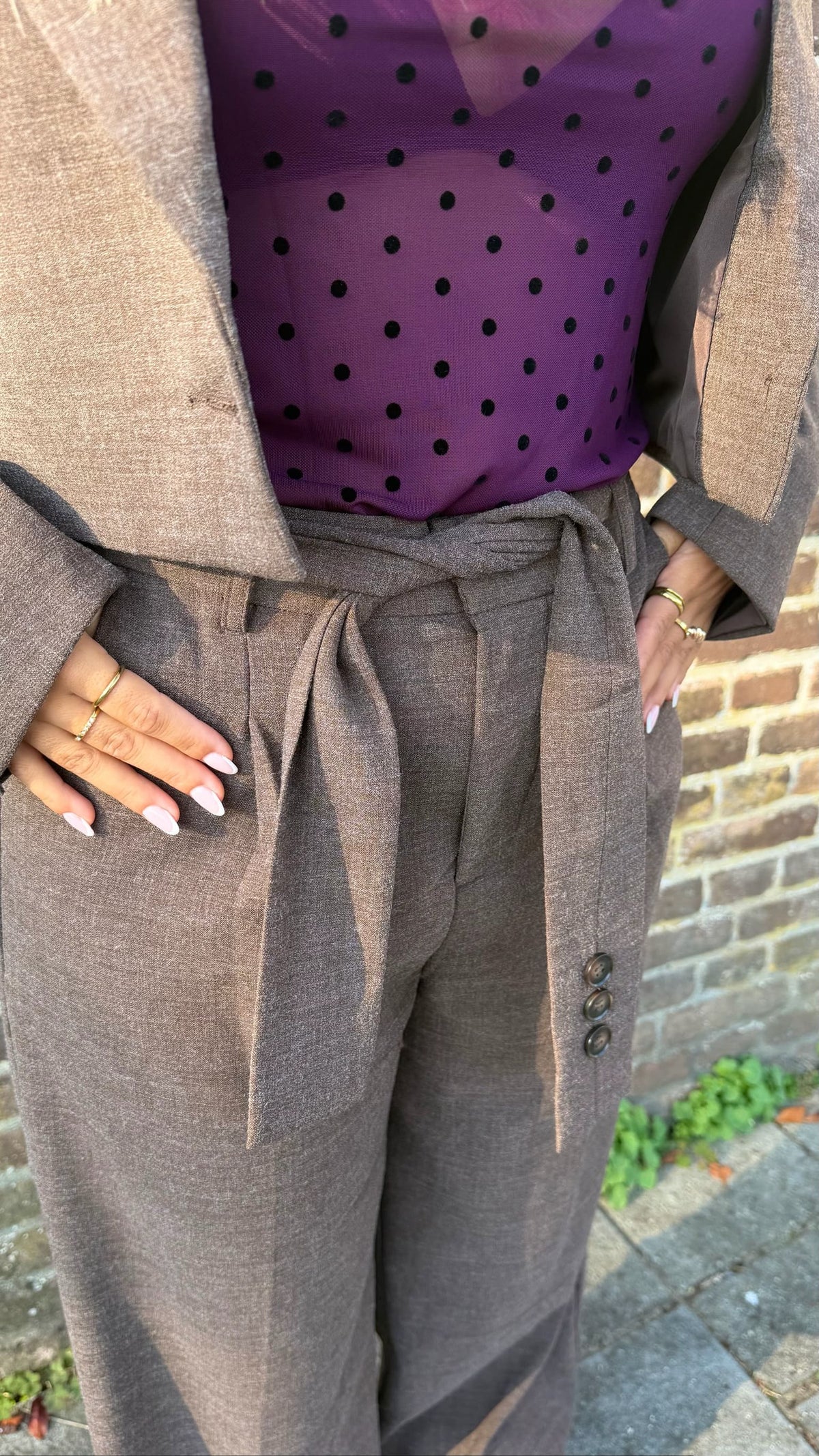 Pantalon Amy - Brown