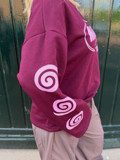 Longsleeve Malibu - Aubergine