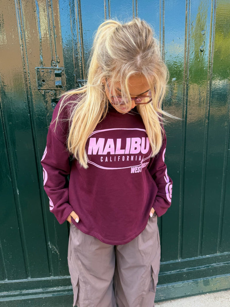Longsleeve Malibu - Aubergine