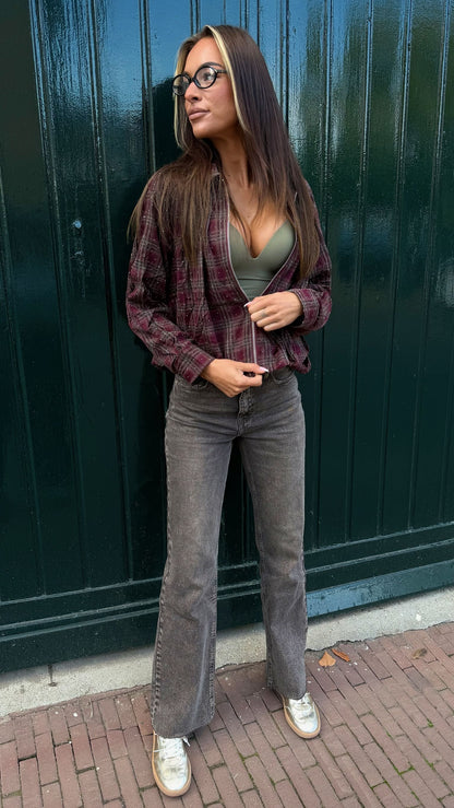 Wide Leg Jeans TALL - Vintage Brown