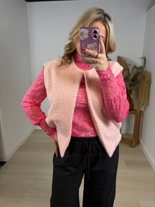 Soft Blush Gilet
