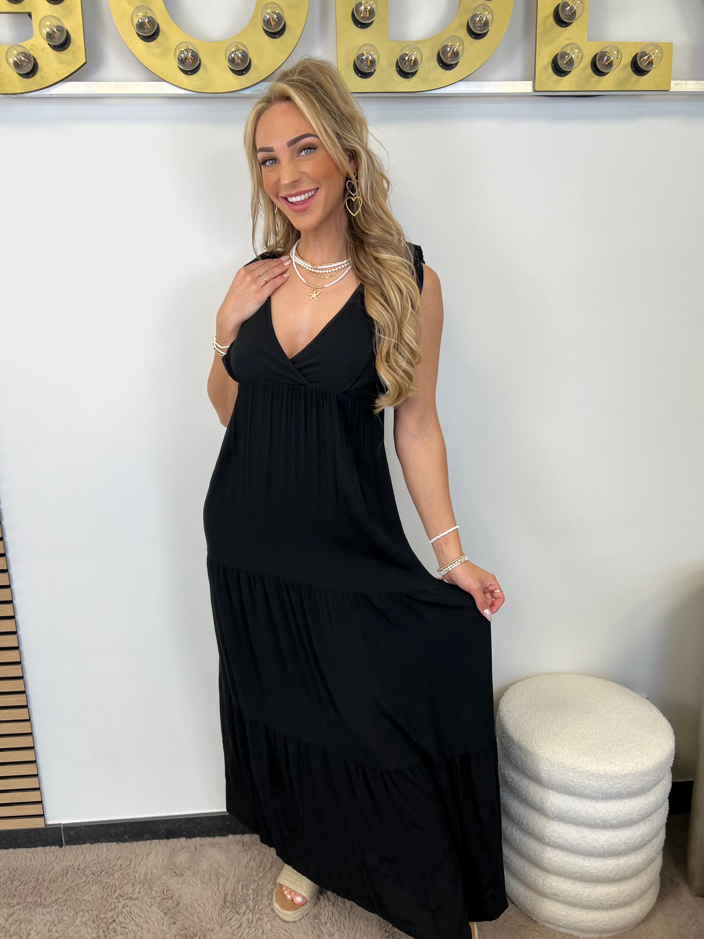 Maxi Dress Floor - Black