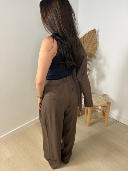 Elegance Pantalon Brown