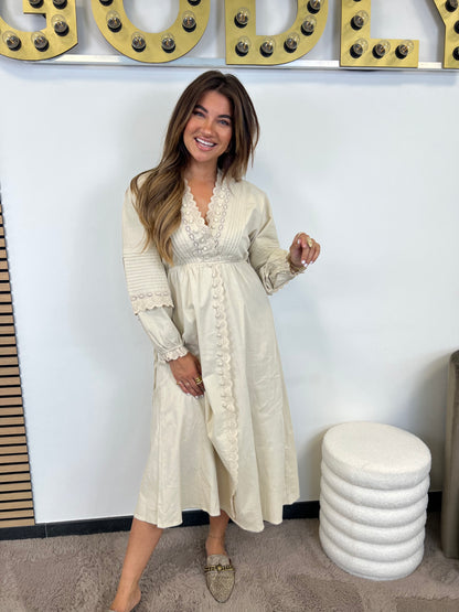 Maxi Dress Laureen - Beige