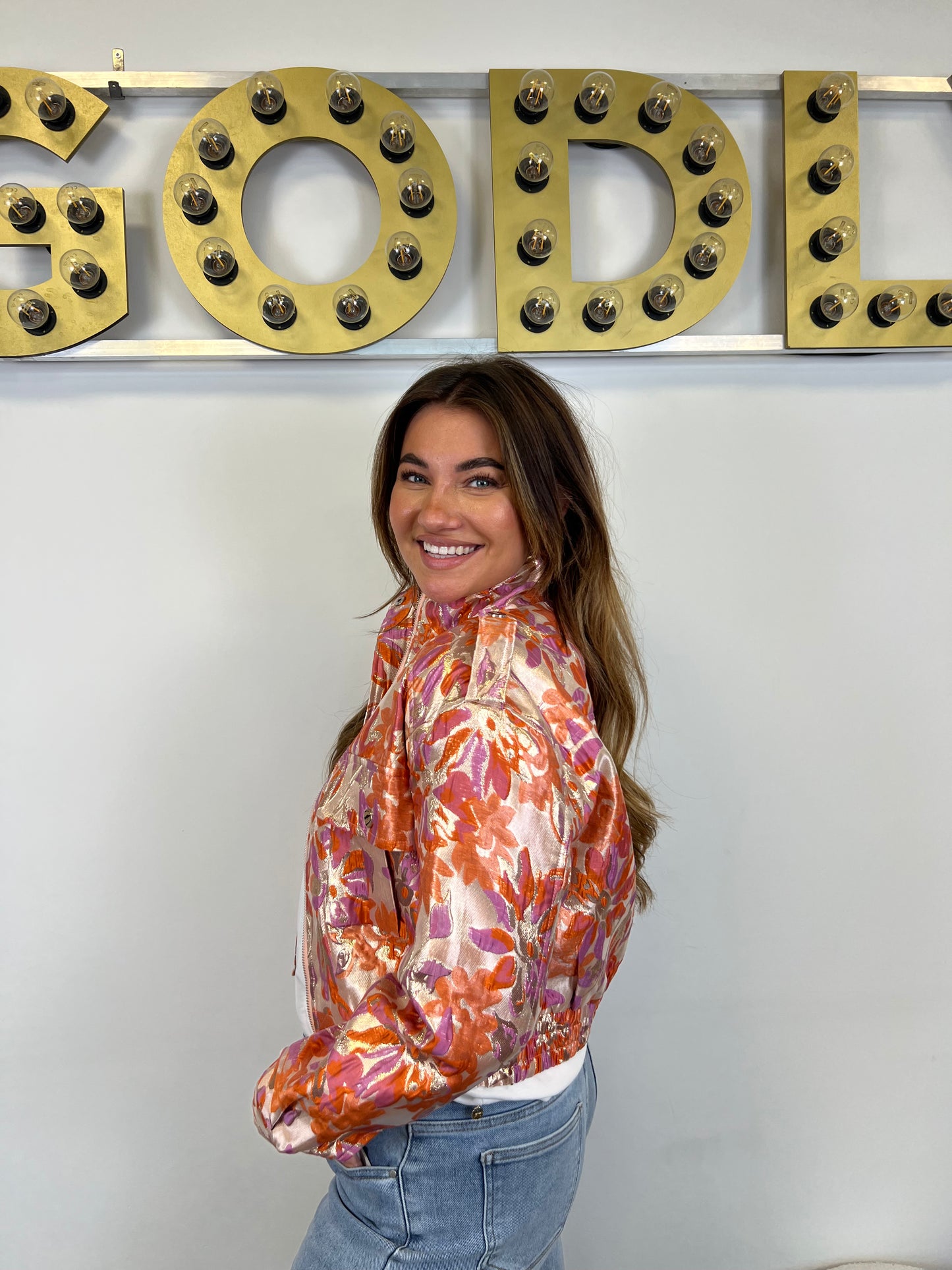 Bomber Jacket Lou - Orange