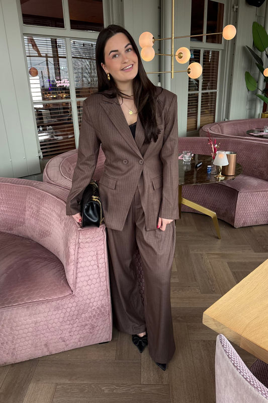 Elegance Blazer Brown